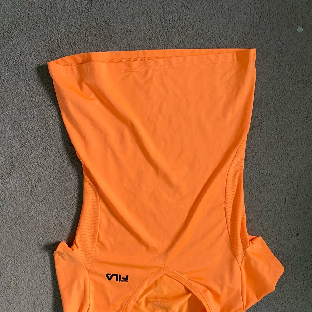 Orange shirt